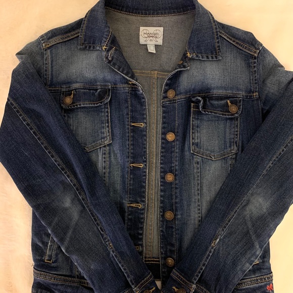 Mango Dark Denim Jacket - Picture 6 of 7